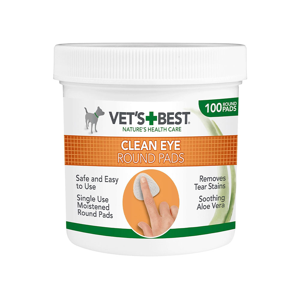پد تمیز کننده چشم Vet’s Best Eye Cleaning Pads for Dogs