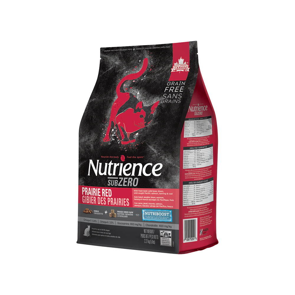 غذای خشک گربه نوترینس مدل Nutrience Subzero Prairie Red 