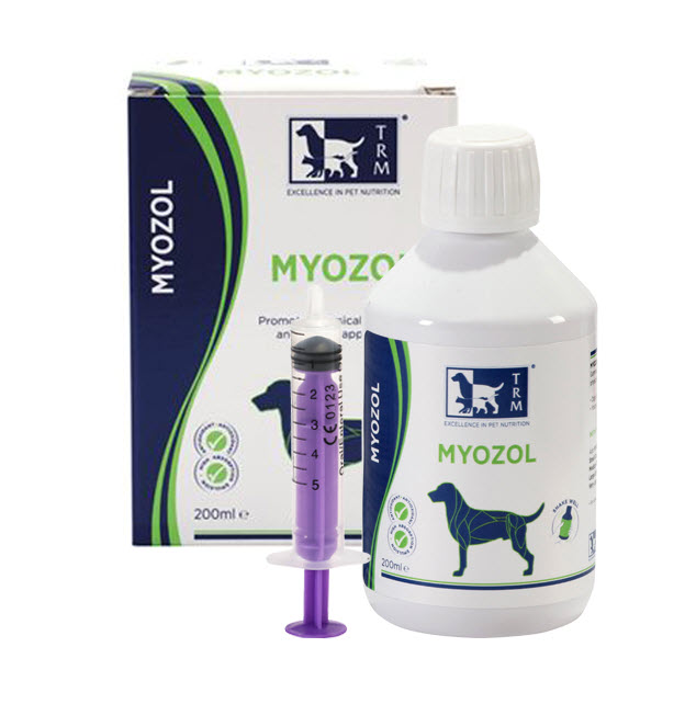 شربت عضله ساز مایازول سگ 200 میل TRM Myozol  
