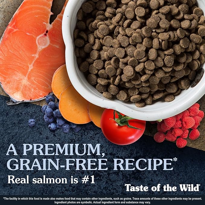 غذای خشک سگ تیست آف د وایلد Taste of the Wild Pacific Stream Grain-Free with Smoke-Flavored Salmon 