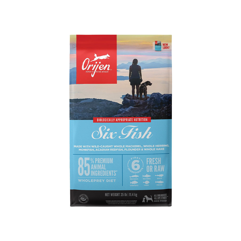 غذای خشک سگ اوریجن مدلSix Fish Grain-Free