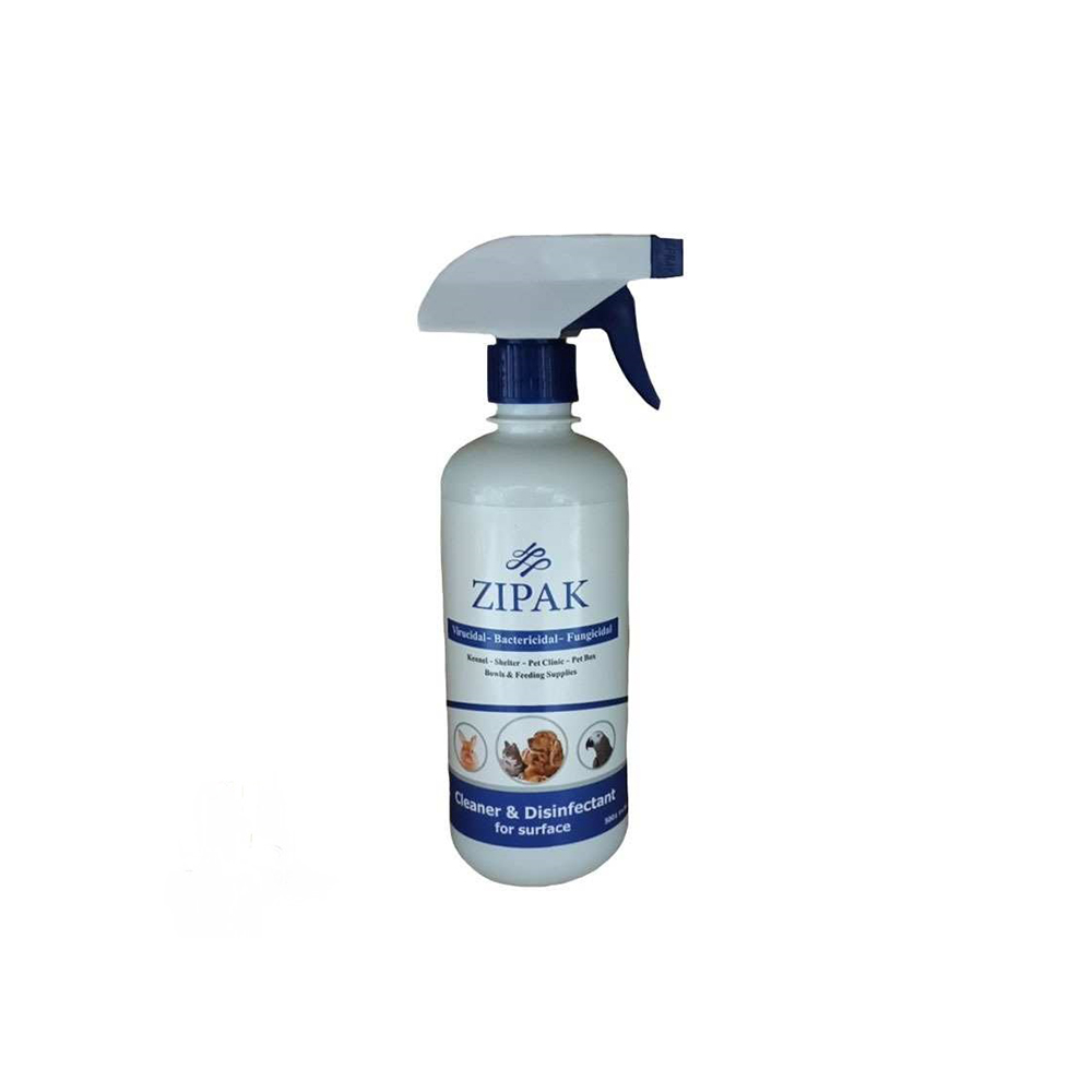 اسپری ضد عفونی کننده محیط زیپک Zipak cleaner and disinfectant