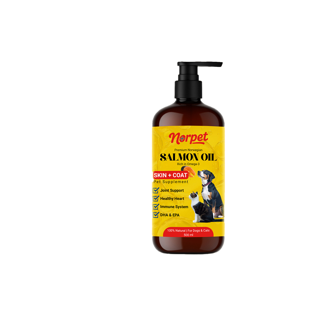 روغن سالمون نورپت سگ و گربه Norpet Salmon Oil