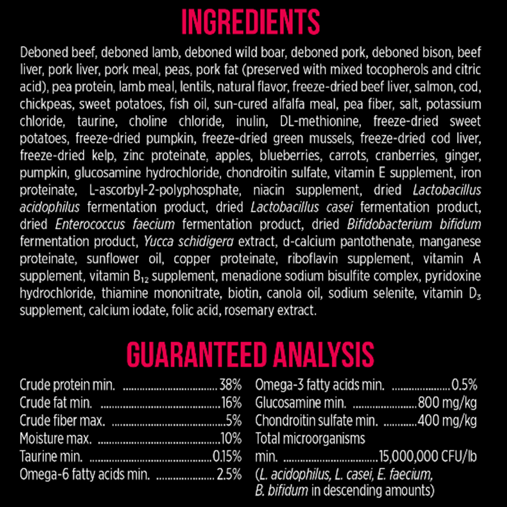 غذای خشک سگ نوترینس مدل Nutrience SubZero Prairie Red