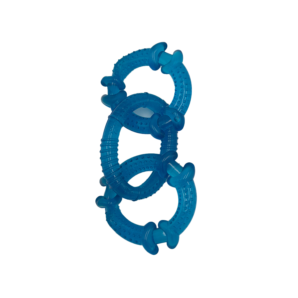 دندانی سگ حلقه‌ چندتایی سیلیکونی