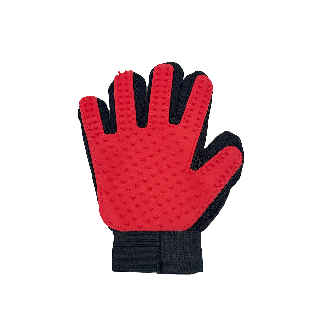 دستکش مخصوص شانه زدن سگ و گربه