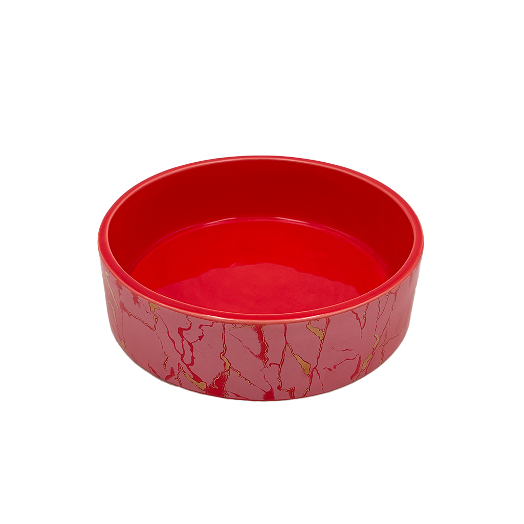 ظرف آب و غذای سگ و گربه سرامیکی