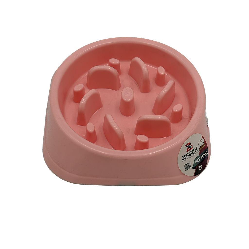 ظرف غذای آرام‌خور مخصوص سگ و گربه