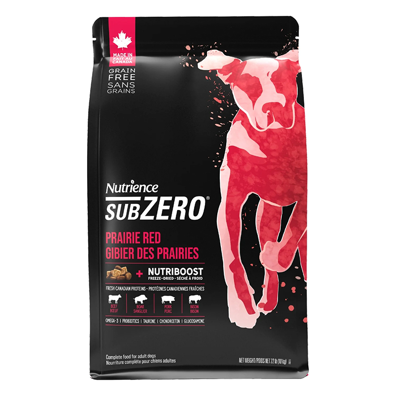 غذا خشک سگ بالغ نوترینس Nutrience SubZero Prairie Red
