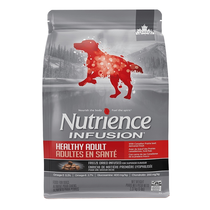 غذای خشک سگ بالغ نوترینس Nutrience Healthy Adult Beef