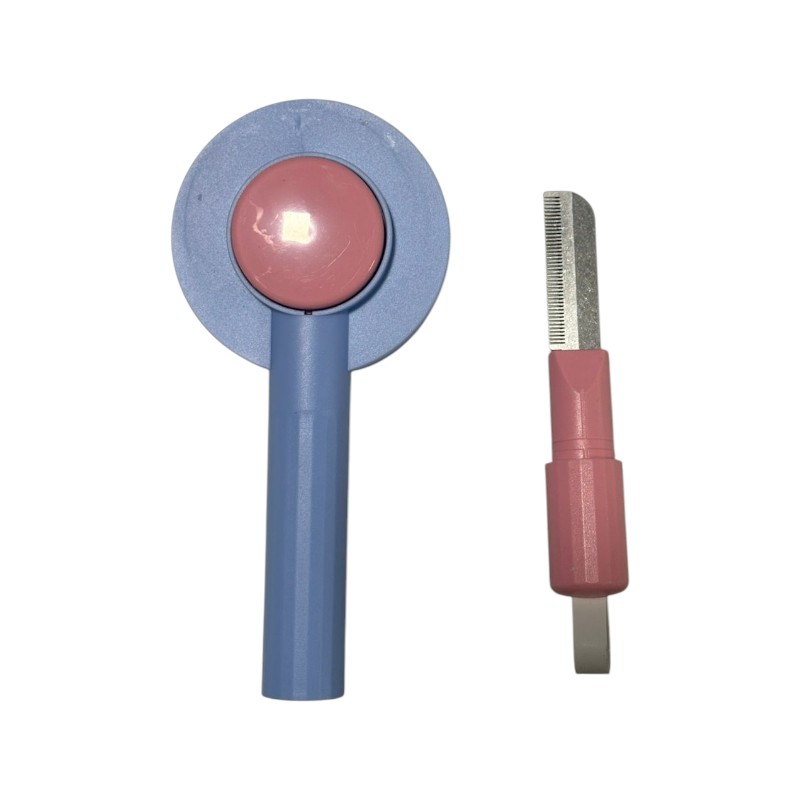 ست برس تخلیه‌دار و گره‌بازکن سگ و گربه