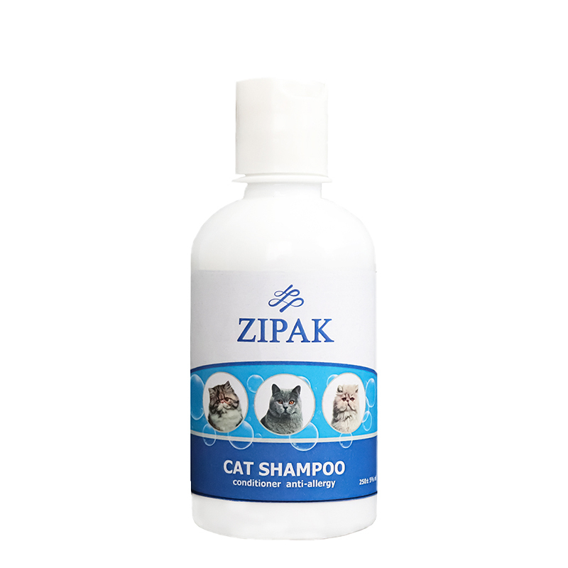 شامپو نرم‌کننده و ترمیم‌کننده گربه زیپاک Zipak Cat Shampoo