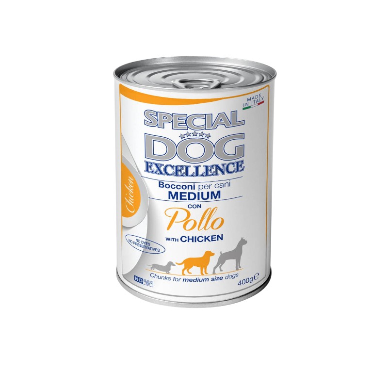 کنسرو سگ مونژه با طعم مرغ Monge Adult Medium Chunks with Chicken