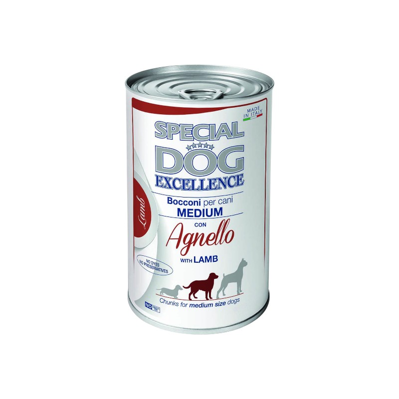 کنسرو سگ مونژه با طعم گوشت بره Monge Chunks with Lamb Adult Medium