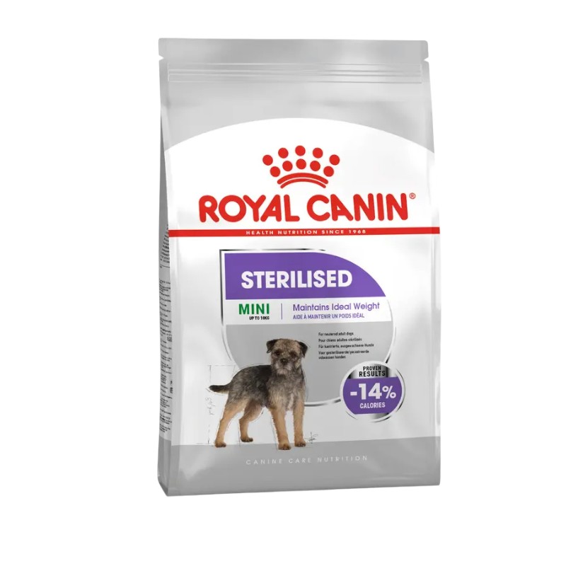 غذای خشک رویال کنین مخصوص سگ بالغ عقیم شده استریلایزد Royal Canin Mini Sterilised